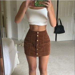 Brandy Melville Button Up Skirt